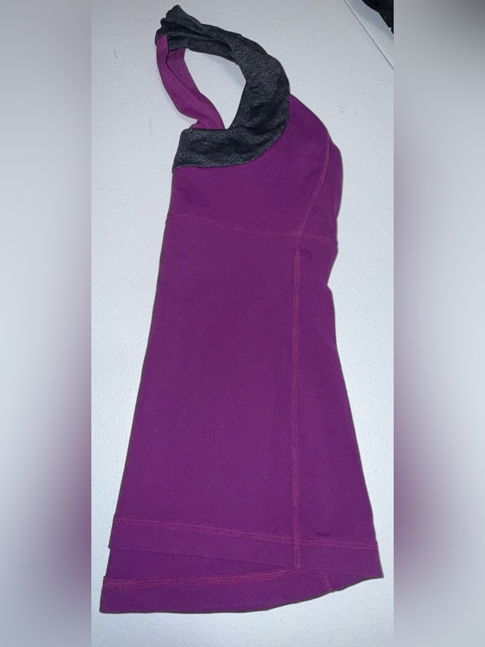 Lululemon Scoop Neck Racerback Tank Top Size 4 Purple Gray Athletic - Picture 3 of 10